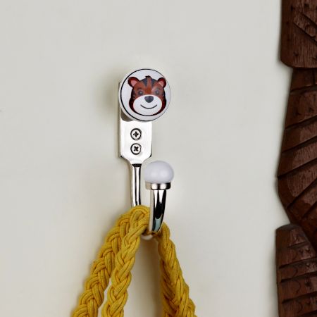 Multicolor Animals Ceramic Kids Wall Hooks